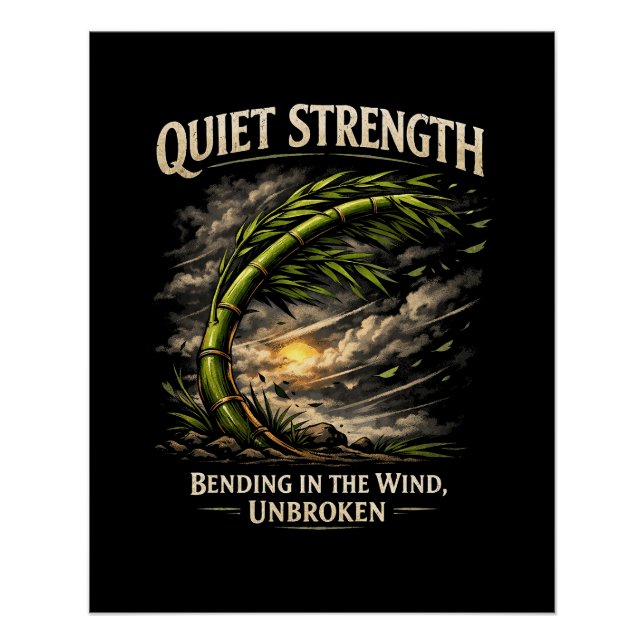 Póster Quiet Strength (Frente)