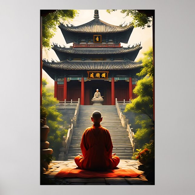 Poster Quietude do Templo (Frente)