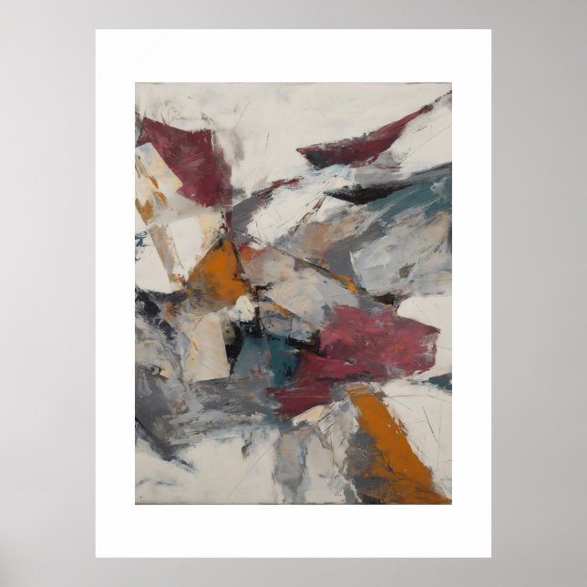 Poster Quietude Fracturada (Frente)