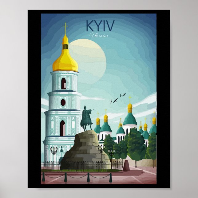Poster Quieve Kiev Ucrânia  (Frente)