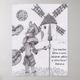 Póster Quijote de la Mancha