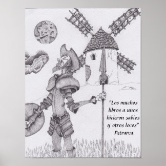 Póster Quijote de la Mancha