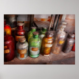 Póster Química - arco-íris dos químicos