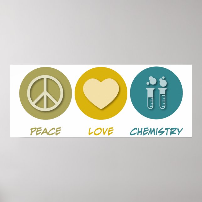 Póster Química de Paz e Amor (Frente)