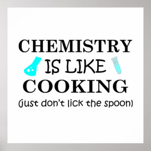 Poster química é como cozinhar