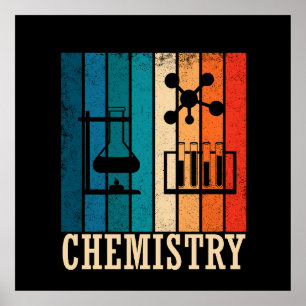 Poster Química padrão de faixas de retrorreflectores de v