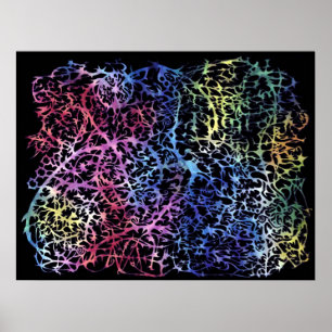 Póster Química psicadélico