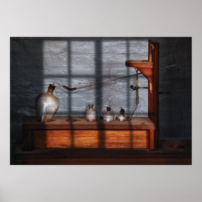 Póster Químico - Experiência científica (Frente)