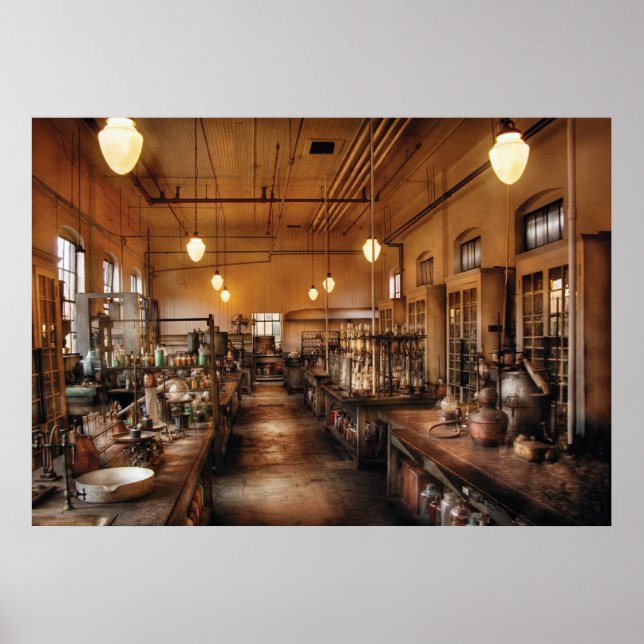 Poster Químico - Laboratório Chem (Frente)