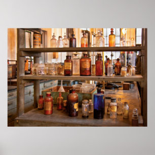 Póster Químico - poção do movimento