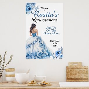 Poster Quinceanera colorida