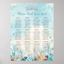 Quinceañera, debaixo do Sea Beach Seating Chart