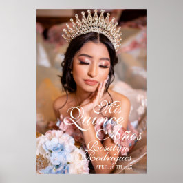 Poster Quinceanera - Foto do roteiro de boas-vindas 15 Bi