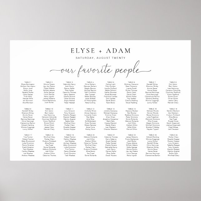 Poster Quinn Moderno Mínimo 24 Mesa (Frente)