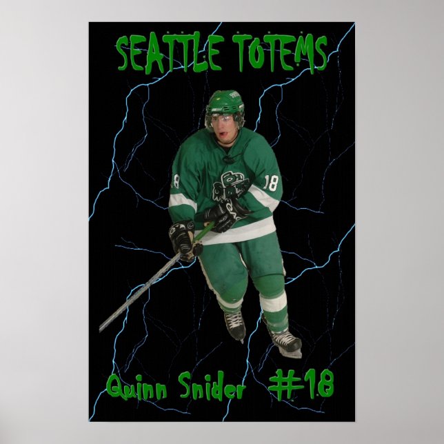 Póster Quinn Snider - Seattle Totems (Frente)