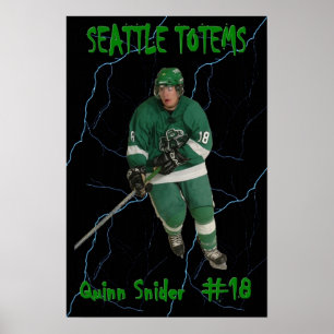 Póster Quinn Snider - Totems de Seattle