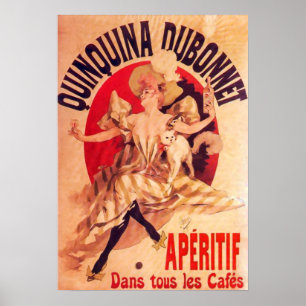 Póster Quinquina Dubonnet Jules Cheret Belas Artes