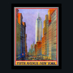 Póster Quinta Avenida Cartaz Vintage Art Déco Nova York<br><div class="desc">Quinta Avenida Cartaz Vintage Art Déco Nova York art déco, imagens retrô, ilustrações vintage, retrô vintage, nouveau, imagem déco, viagem vintage, viagem frança, viagem paris, francês, loja vintage, vintage, restaurante art déco, retrô, viagem, imagens vintage, vitoriano, imagens vitorianas, gráficos vintage, popular, estilos de decoração, estilo retrô, legal, moderno, país, paisagens,...</div>