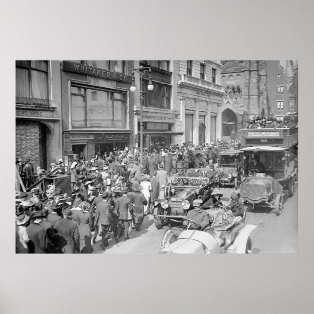 Poster Quinta Avenida, Páscoa Domingo, 1913 (Frente)