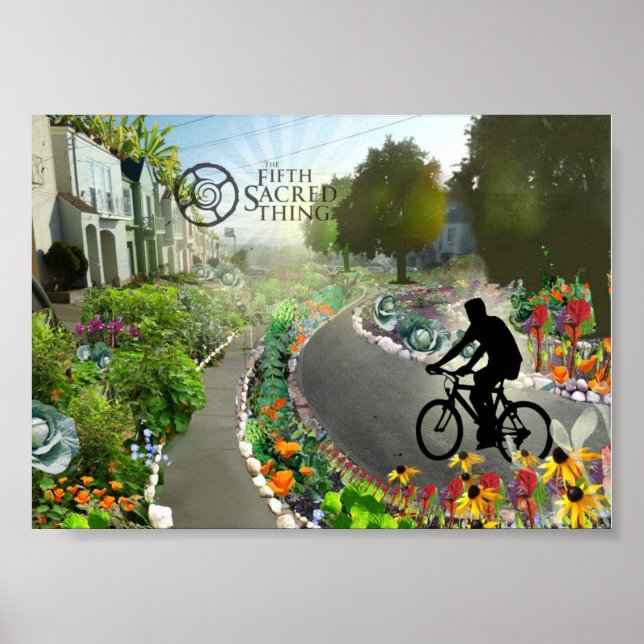 Poster Quinta Bicicleta Sagrada em 2048 (Frente)