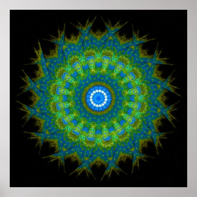 Póster Quinta Chakra - Vishuddha - Centro de Pureza do Ex (Frente)