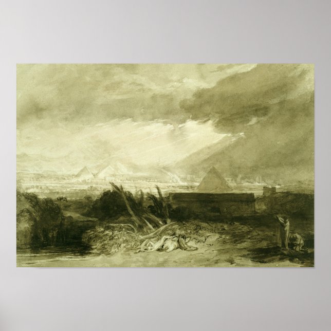 Póster Quinta Peste do Egito, 1806-10 (Frente)