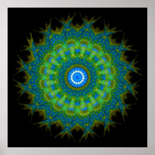 Póster Quinto Chakra- Vishuddha - centro da grande pureza