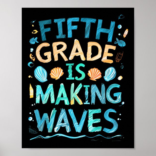 Poster Quinto Grau: Ondas De Fazer De Volta Para Crianças (Frente)