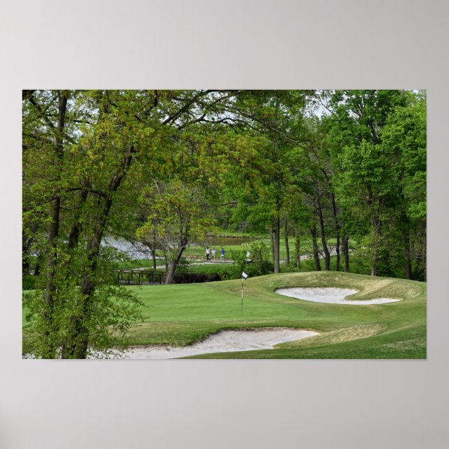 Poster Quinto Green, Ironhorse Golf Course, Leawood, Kans (Frente)