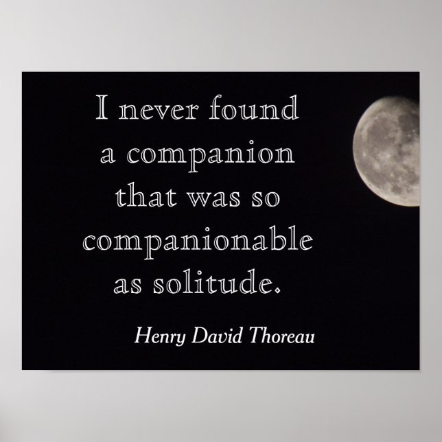 Póster Quitação solidária - Henry David Thoreau - impress (Frente)