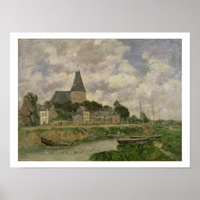 Póster Quitbeuf, 1893 (óleo na canvas) (Frente)