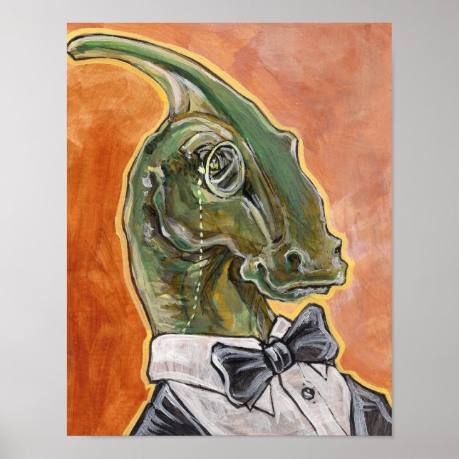 Poster Quite Dinossaur (Frente)