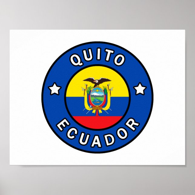 Poster Quito Equador (Frente)