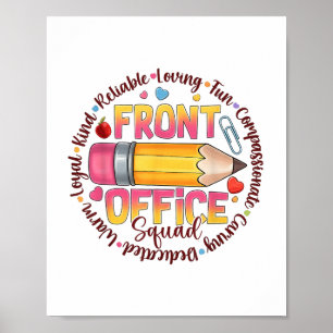 Poster Quota de Apreciação Colorida da Equipe do Esquadrã