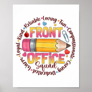 Poster Quota de Apreciação Colorida da Equipe do Esquadrã