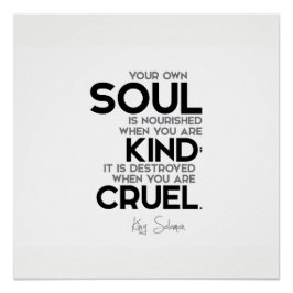 Póster QUOTAS: Rei Salomão: Sua própria alma é alimentada