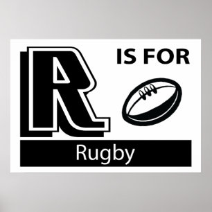 Póster R é para o rugby