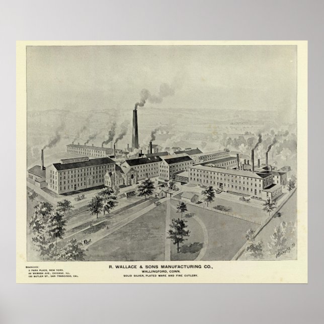 Póster R Wallace & Sons Mfg Co (Frente)