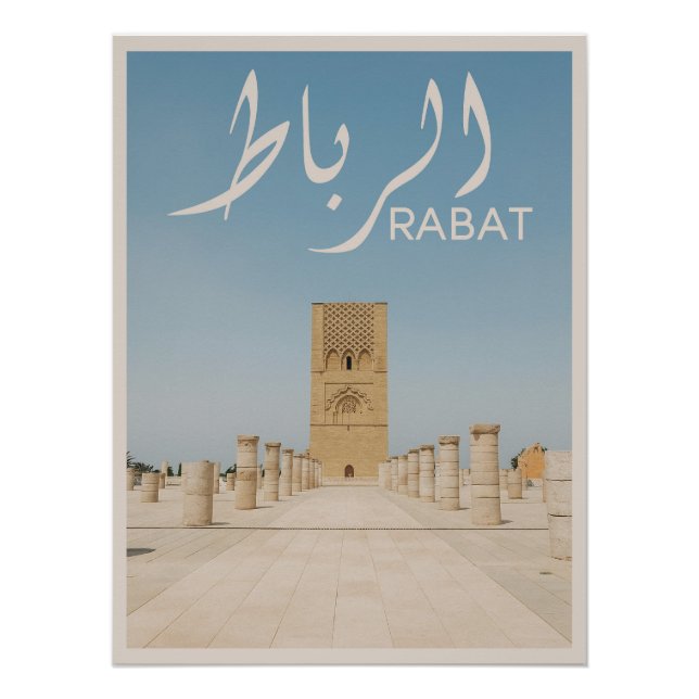 Póster Rabat - Marrocos (Frente)