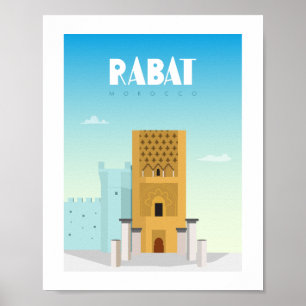 Poster Rabat Morocco
