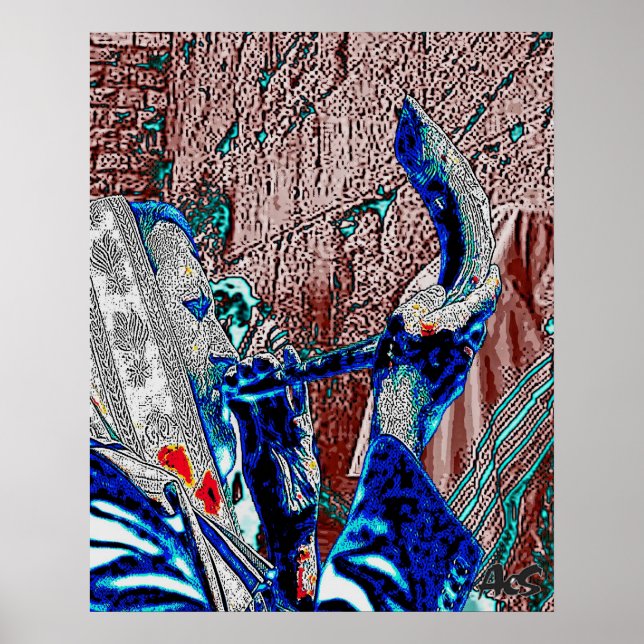 POSTER RABBI COM SHOFAR (Frente)