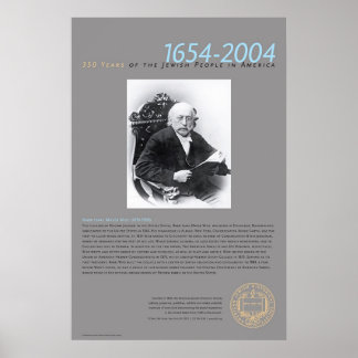 Poster Rabbi Isaac Mayer Wise (1819-1900)