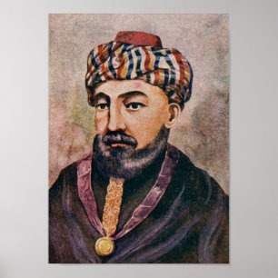 Poster Rabbi Moses Maimonides - O Rambam
