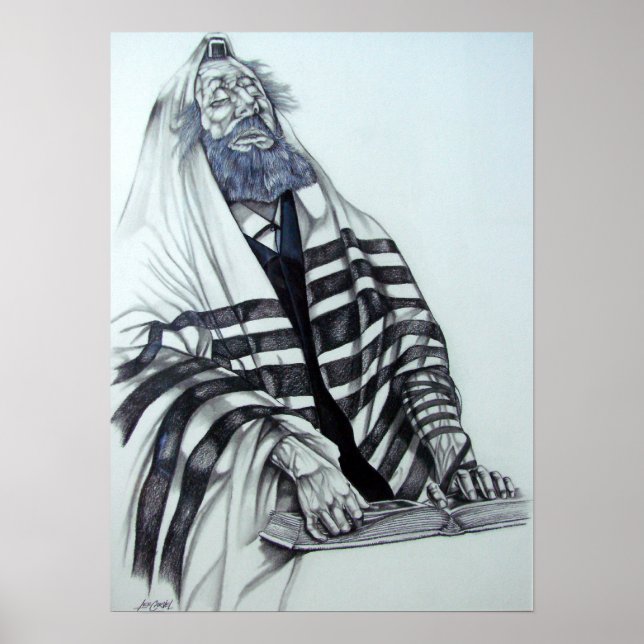 Poster Rabbi Prays (Frente)