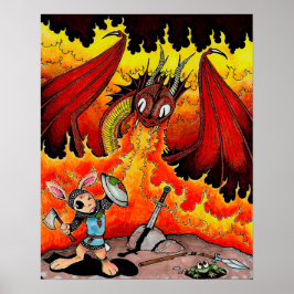 Póster Rabbit Dragonslayer