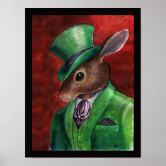 Poster Rabbit Haberdashery de Portia Rua. Luke