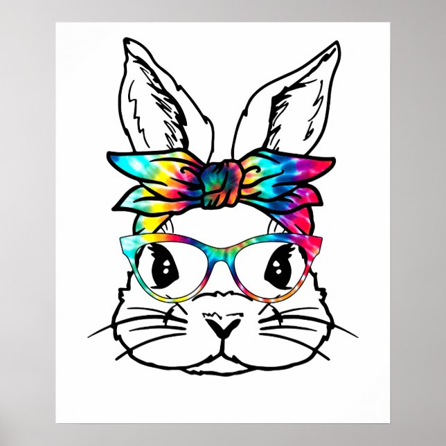Poster rabbit tye die, retro, vintage (Frente)