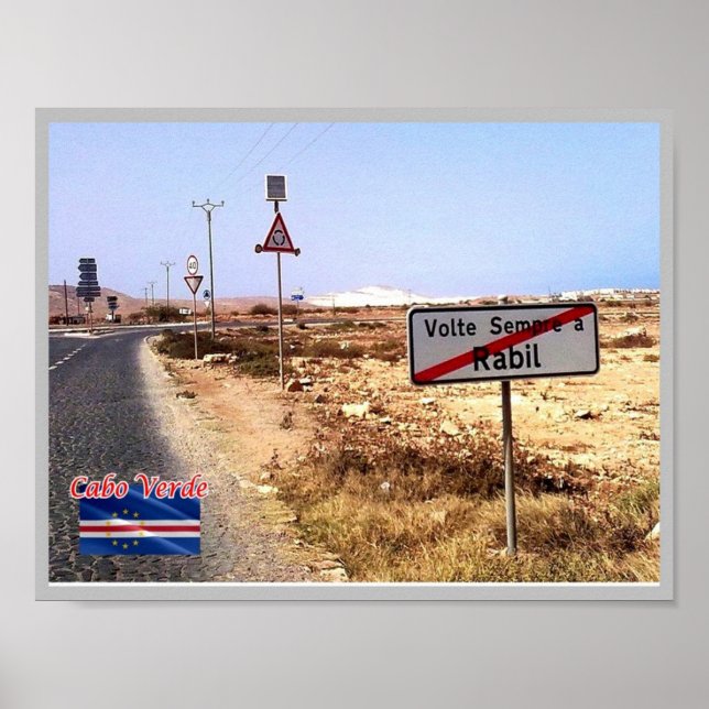 Poster Rabil - Placa toponímica - (Frente)