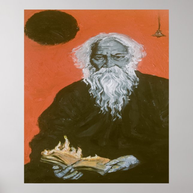 Poster Rabindranath Tagore Art (Frente)