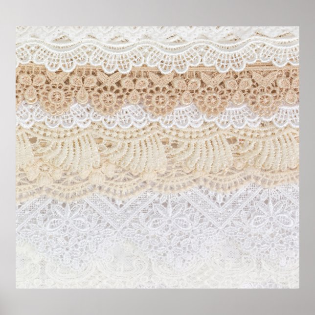 Poster Raça Ornamental Floral: Coleção Elegante (Frente)